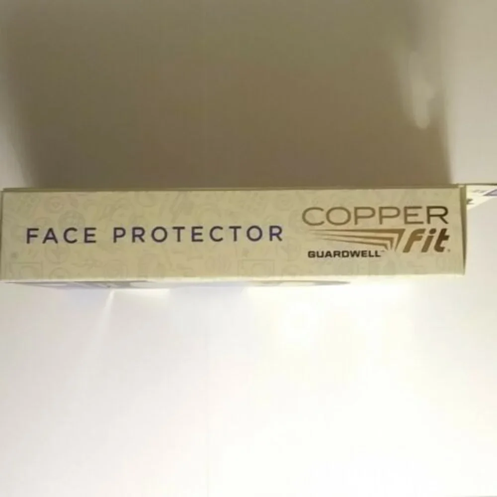 Copper Fit Guardwell Face Protector Breathable Secure Mask Blue Youth 8+